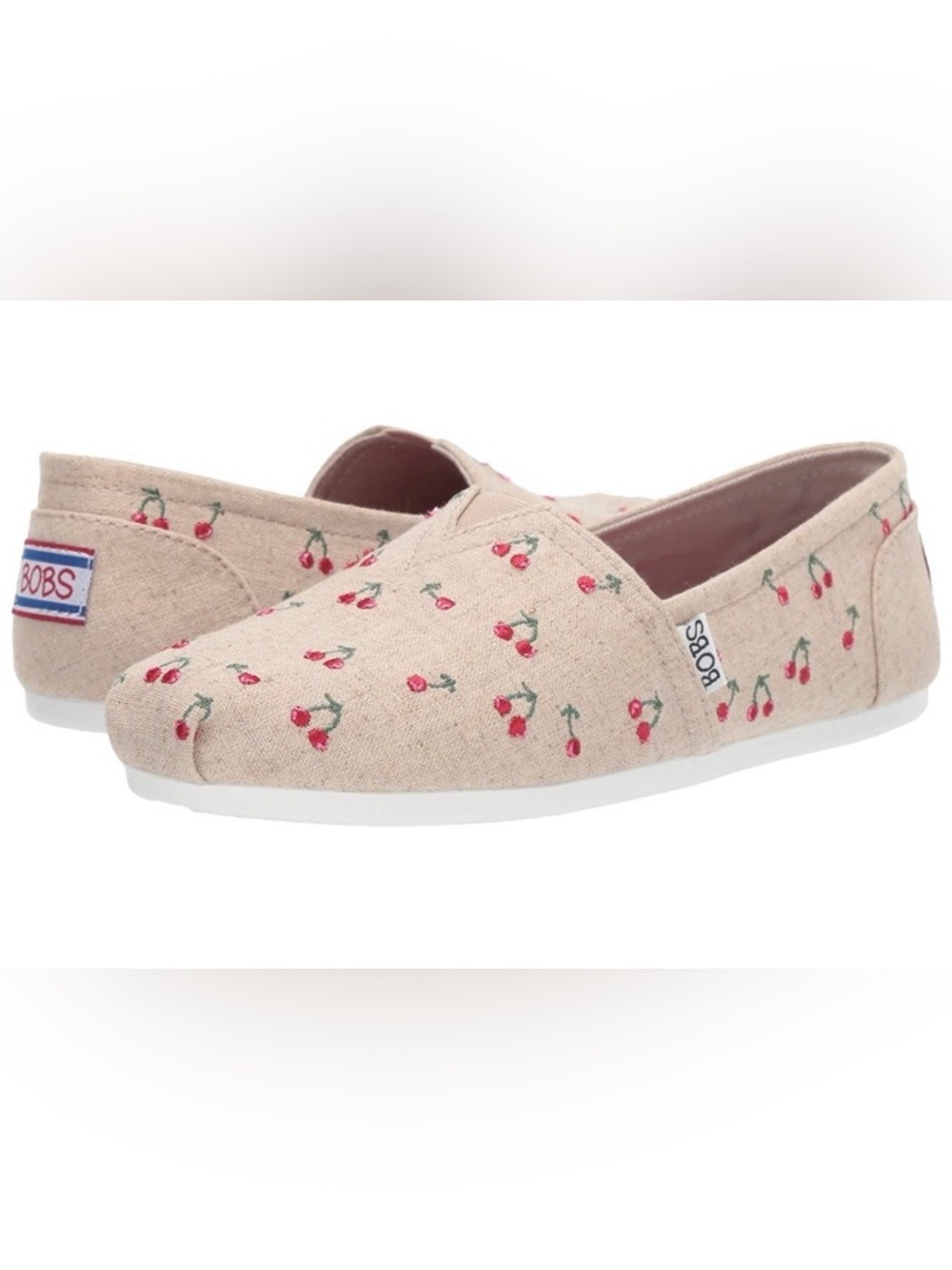 Skechers BOBS Plush Cherry Pick Slip On Shoes NWT Kids 3.5 Y (Women’s 5)